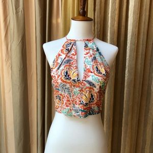 Floral crop top